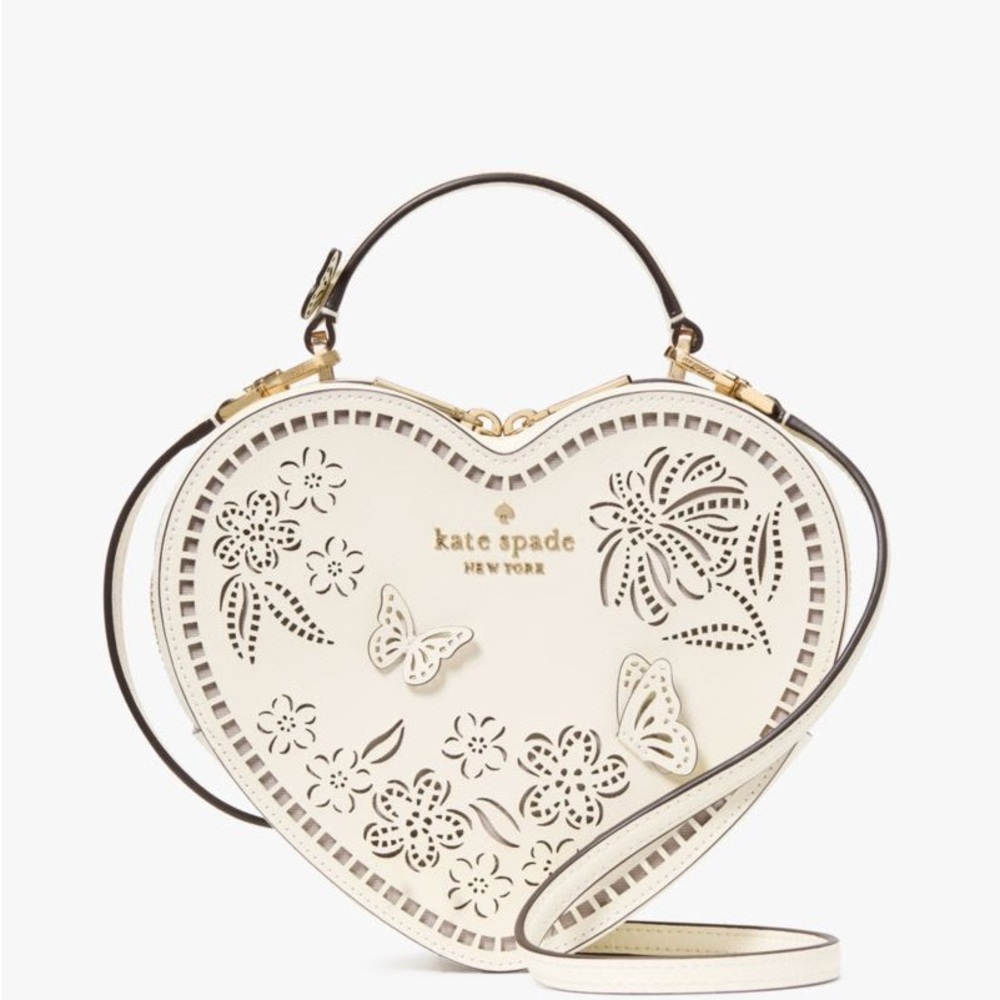 Kate Spade Love Shack Perforated Heart Crossbody Bag